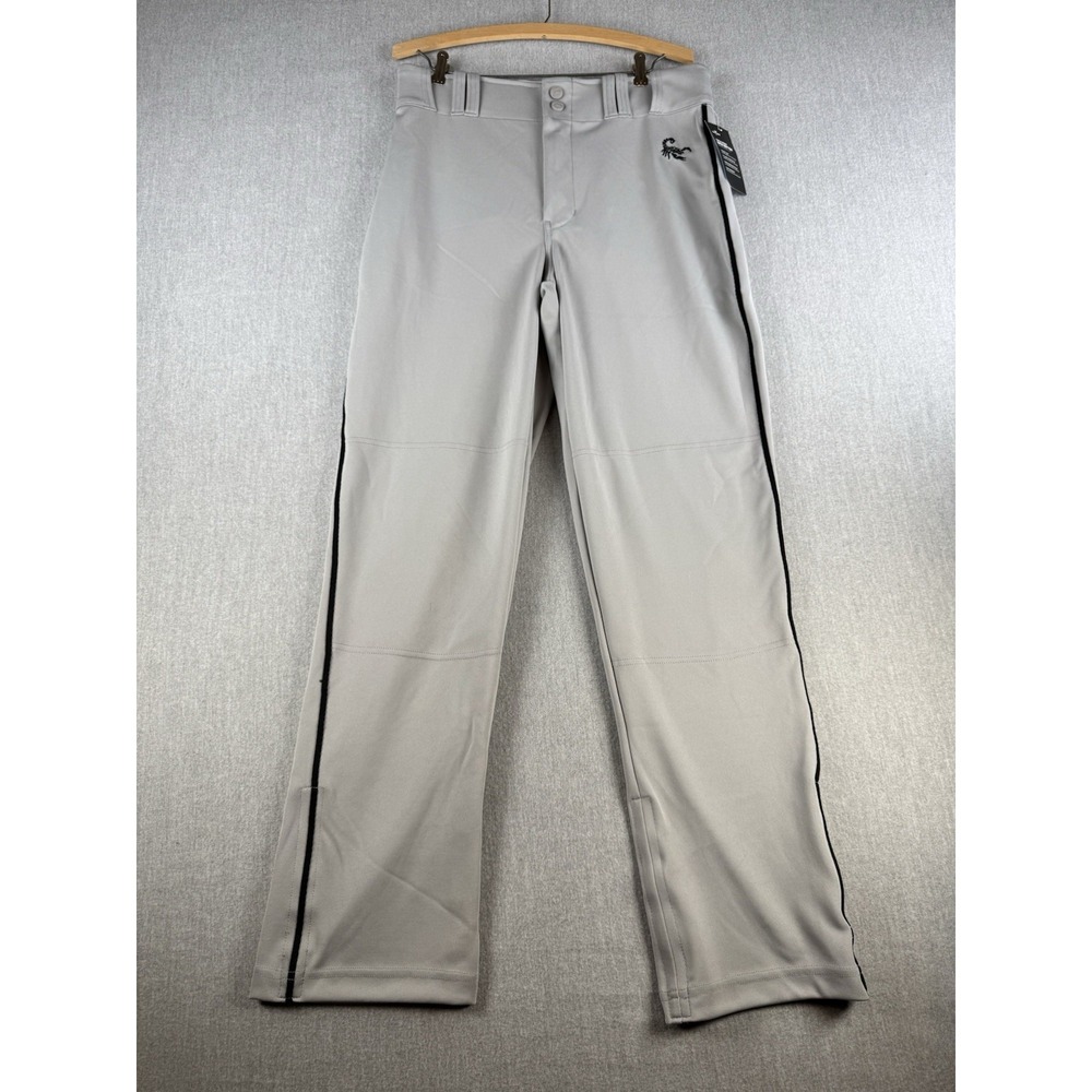 Champro‎ Baseball Pants Adult M Gray Open Bottom Triple Crown NWT Stretch